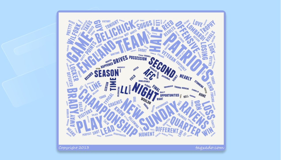 A word cloud created with the Tagxedo word cloud generator