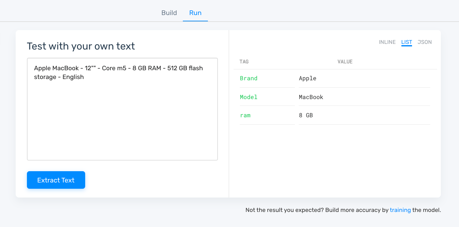 Adding new text to test the text extractor model.